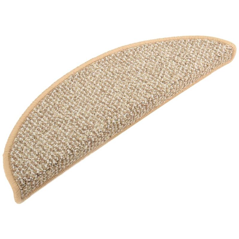 

Alfombras de peldaños de escalera 15 uds marrón claro 56x20 cm - Marrón - Vidaxl