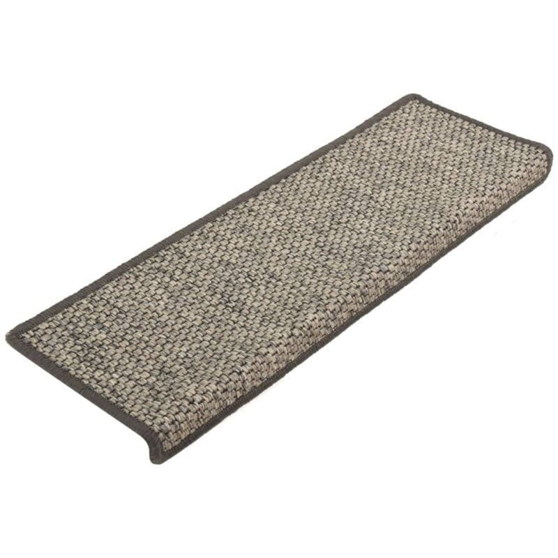 

Alfombrilla autoadhesiva de escalera 15 uds gris beige 65x25 cm - Beige - Vidaxl