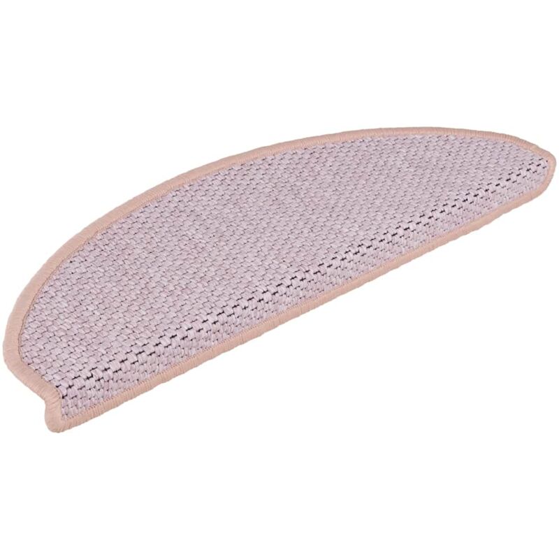

Vidaxl - Alfombrilla autoadhesiva escalera sisal 15 uds roja 65x25 cm - Rojo