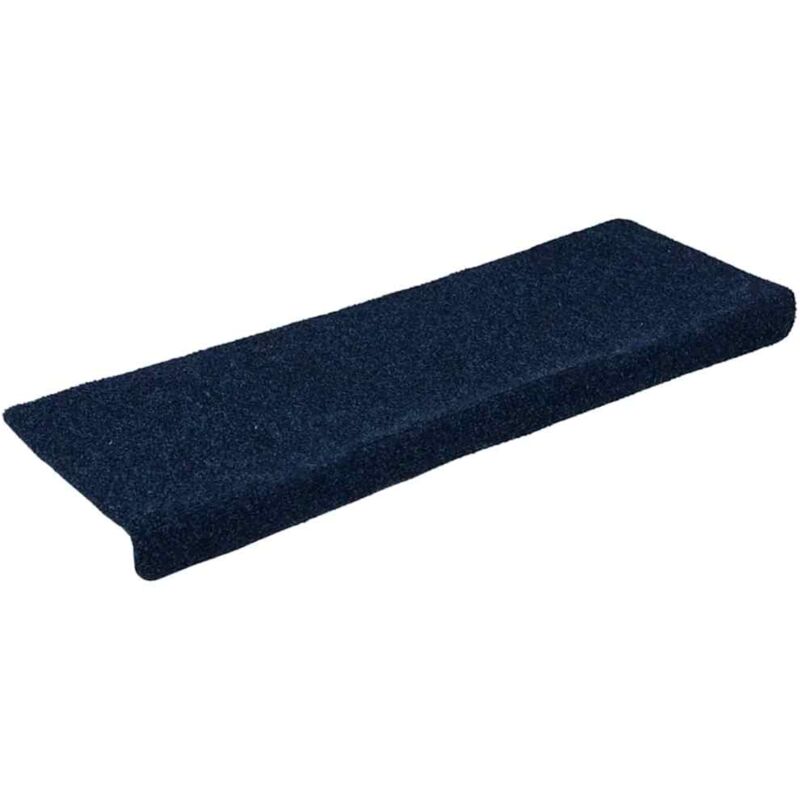 

Alfombrilla de escaleras 15 uds tela punzonada azul 65x25 cm - Azul - Vidaxl