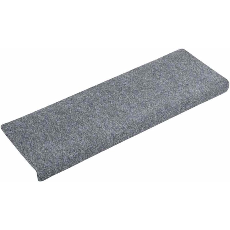 

Alfombrillas de escalera 5 unidades gris claro 65x25 cm - Gris - Vidaxl