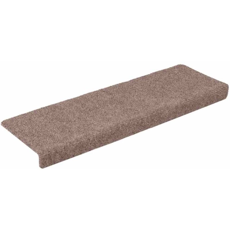 

Alfombrillas de escalera 10 unidades marrón 65x25 cm - Marrón - Vidaxl