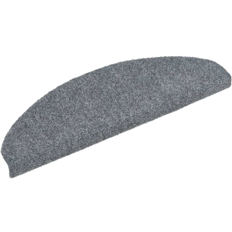 

Alfombrillas de escaleras autoadhesivas 5 uds gris 65x21x4 cm - Gris - Vidaxl