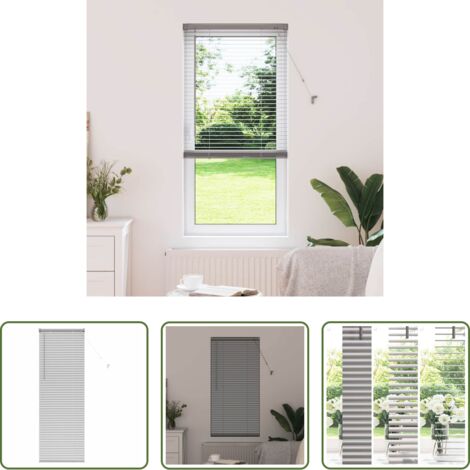 vidaXL Alluminio -  Tendaggi a veneziana Argento 175 x 55 cm Alluminio