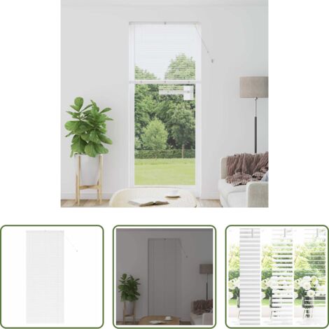 vidaXL Alluminio -  Tendaggi a veneziana Bianco 220 x 85 cm Alluminio