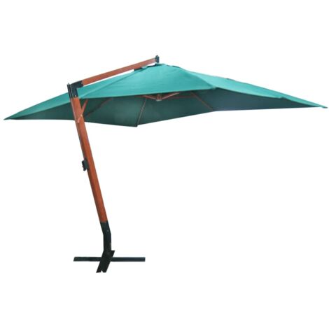 vidaXL Ampelschirm Melia 300x400 cm Grün