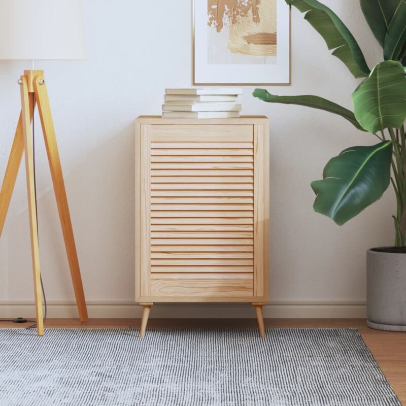 Anta con Design a Lamelle 69x49,4 cm in Legno di