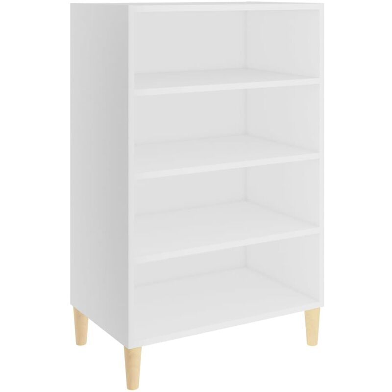 

vidaXL Aparador de aglomerado 57x35x90 cm blanco - Blanco
