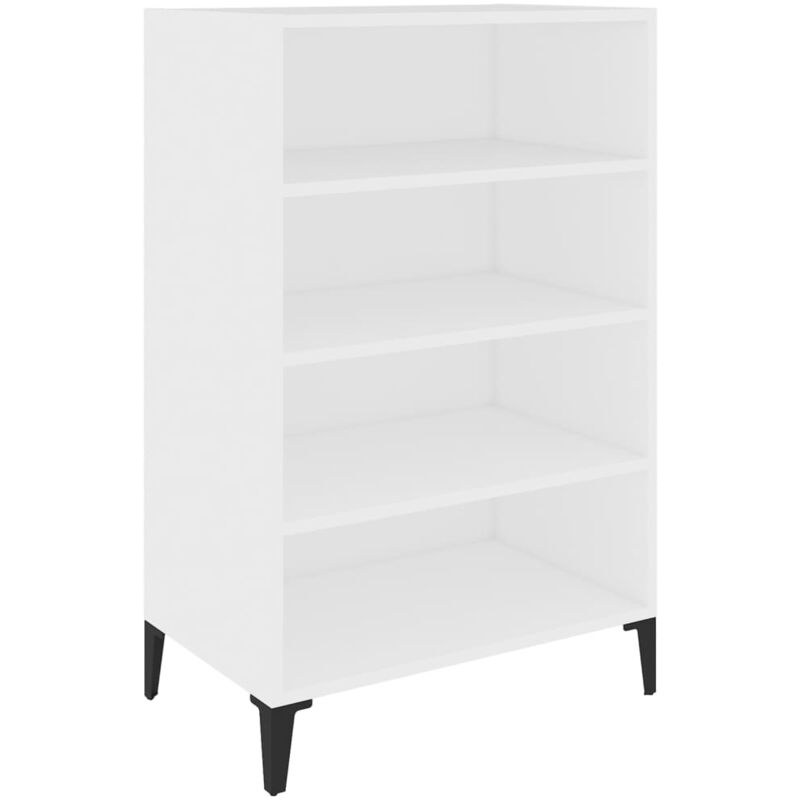 

vidaXL Aparador de aglomerado 57x35x90 cm blanco - Blanco