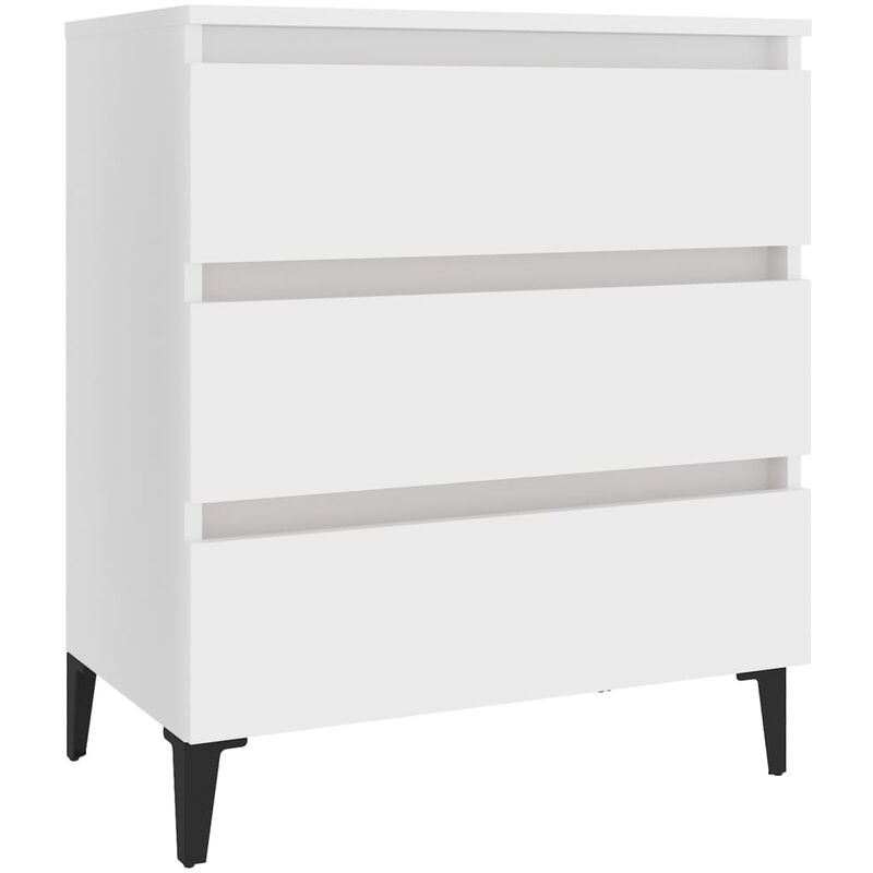 

Aparador de aglomerado 60x35x69 cm blanco - Blanco - Vidaxl