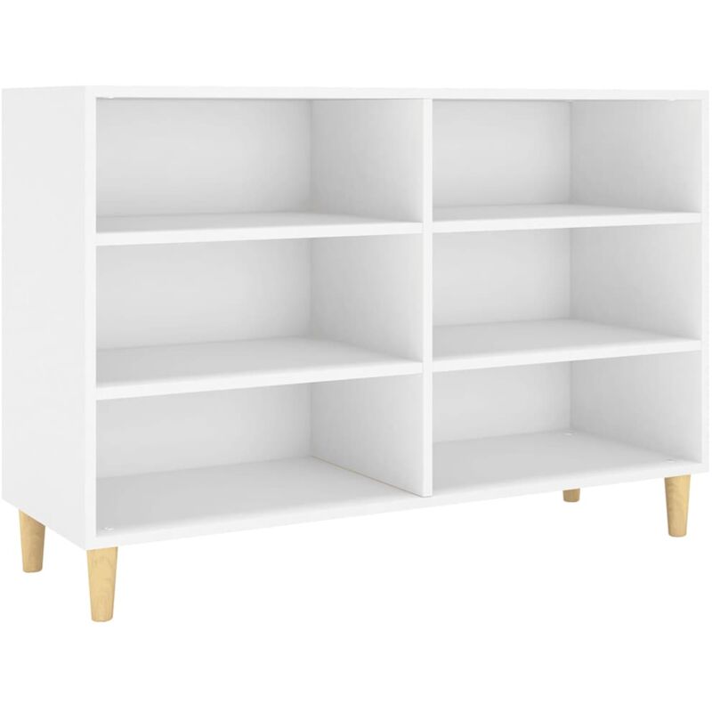 

vidaXL Aparador de aglomerado 103,5x35x70 cm blanco - Blanco