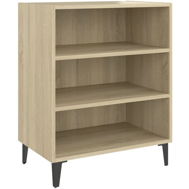 

vidaXL Aparador de aglomerado 57x35x70 cm color roble Sonoma - Marrón