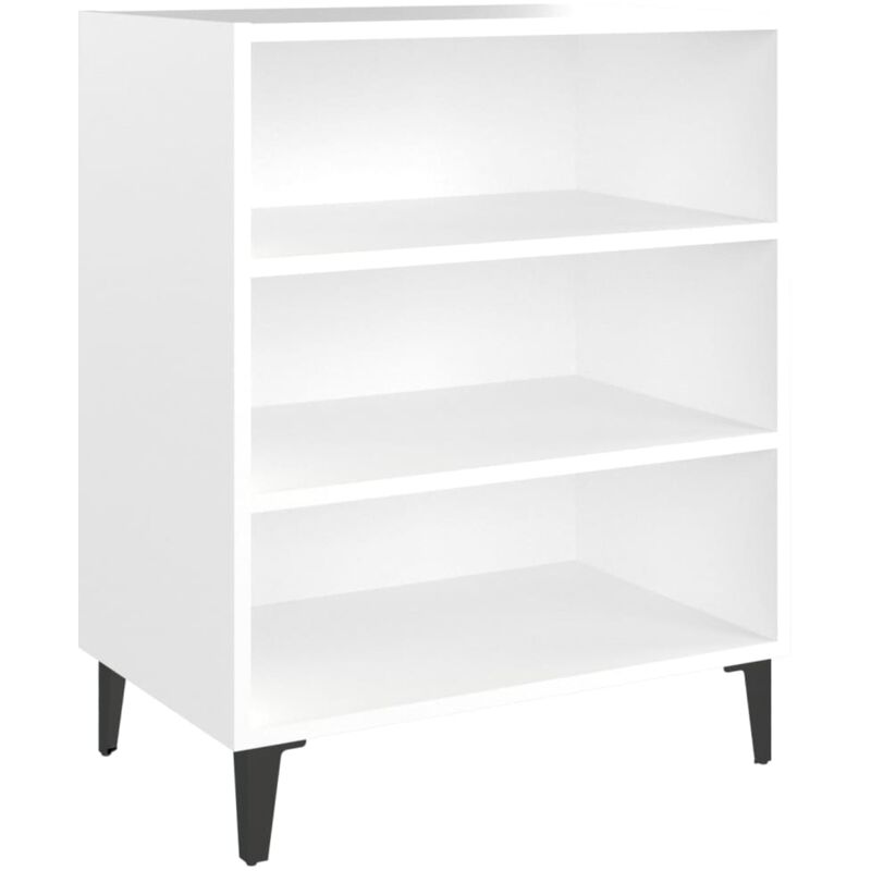 

vidaXL Aparador de aglomerado 57x35x70 cm blanco - Blanco