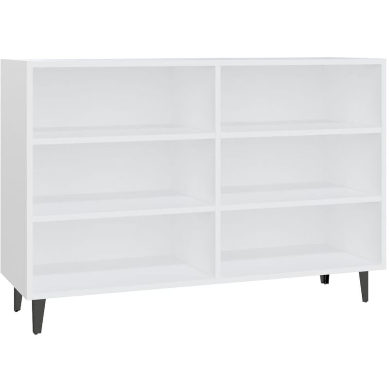 

vidaXL Aparador de aglomerado 103,5x35x70 cm blanco - Blanco