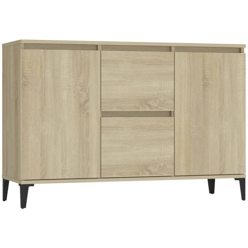 

Aparador de aglomerado 104x35x70 cm color roble Sonoma - Marrón - Vidaxl