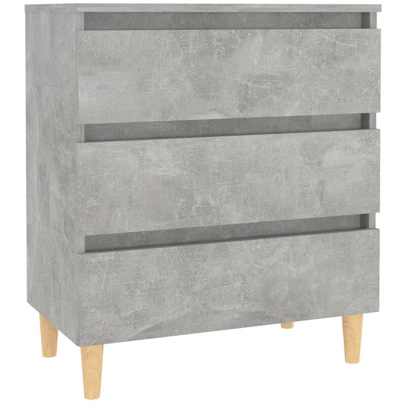 

Aparador de aglomerado 60x35x69 cm gris hormigón - Gris - Vidaxl