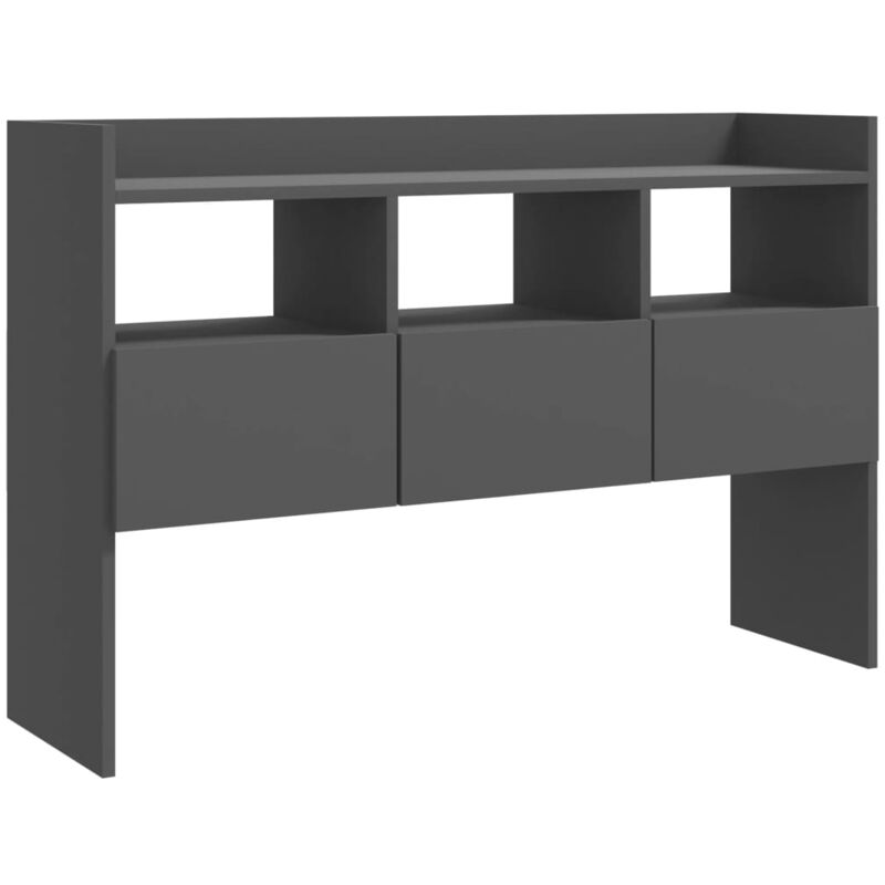 

vidaXL Aparador de aglomerado 105x30x70 cm gris - Gris