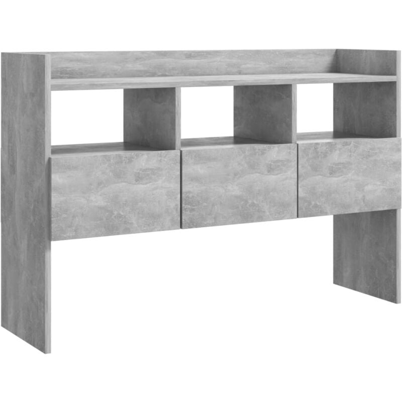 

vidaXL Aparador de aglomerado 105x30x70 cm gris hormigón - Gris