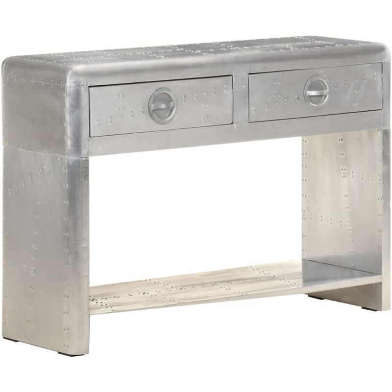

Aparador de aviador de metal 110x30x75 cm - Crema - Vidaxl