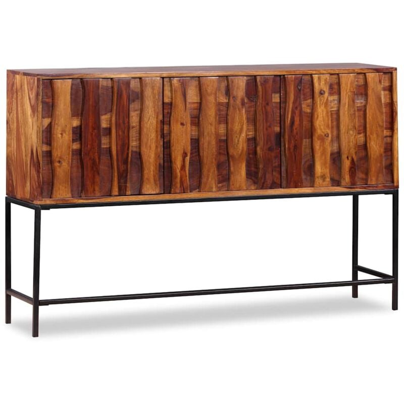 

vidaXL Aparador de madera maciza de sheesham 120x30x80 cm - Marrón
