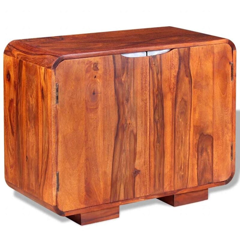 

vidaXL Aparador de madera maciza de sheesham 75x35x60 cm - Marrón