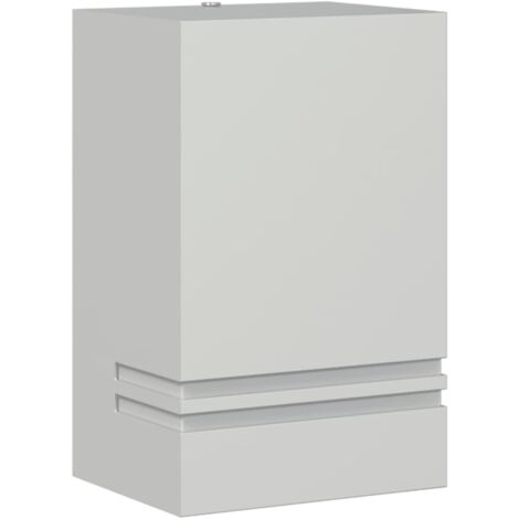 vidaXL Applique da Esterno Argento in Acciaio Inossidabile