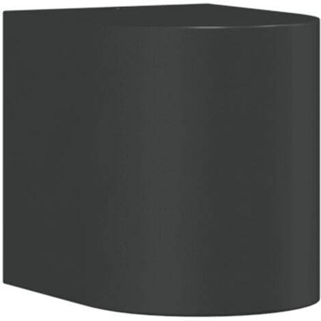 vidaXL Applique per Esterni Nera in Alluminio Pressofuso