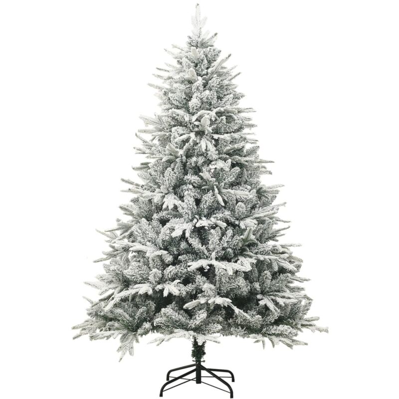 

Árbol de Navidad artificial con nieve PVC y PE verde 210 cm - Vidaxl