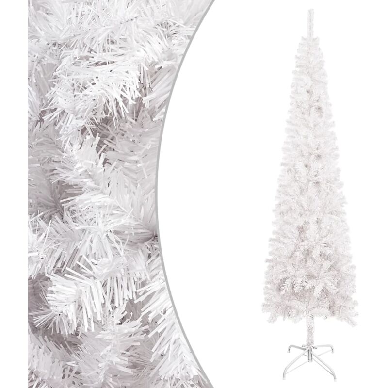 

Árbol de Navidad delgado blanco 120 cm - Vidaxl