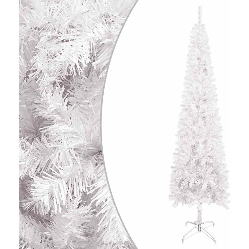 

Árbol de Navidad delgado blanco 150 cm - Vidaxl