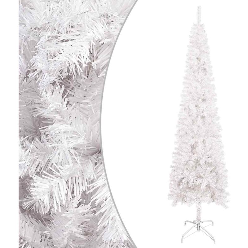 

Árbol de Navidad delgado blanco 180 cm - Vidaxl