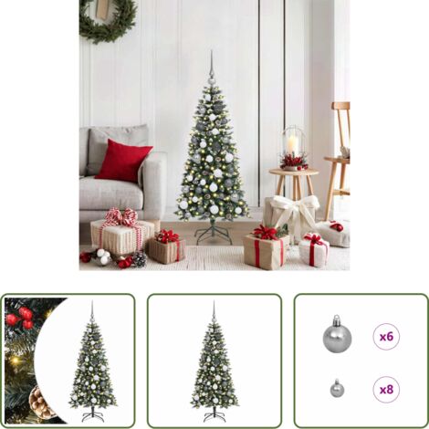 vidaXL Árbol de Navidad verde -  Árbol de Navidad artificial Verde 120 cm PVC, Plástico y Acero