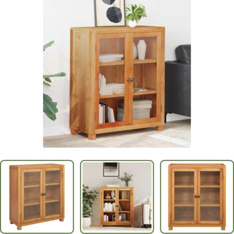 vidaXL Archiviazione - Armadietto con porta Marrone 80 x 35 x 95 cm Legno multistrato