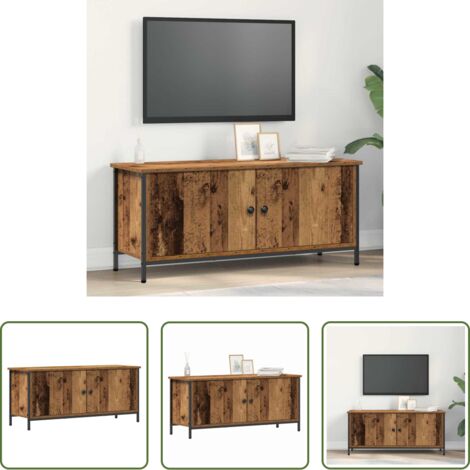 vidaXL Archiviazione TV -  Mobile TV Legno vecchio 100 x 35 x 45 cm Legno multistrato