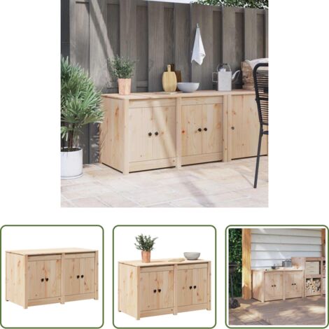 vidaXL Armadi in legno -  Mobile da cucina con porta Rovere Marrone 106 x 55 x 64 cm