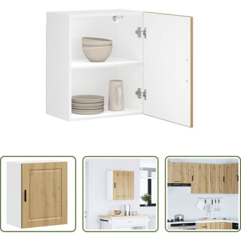 vidaXL Armadietto a parete -  Pensile da Cucina Porto Rovere Artigianale Legno Multistrato