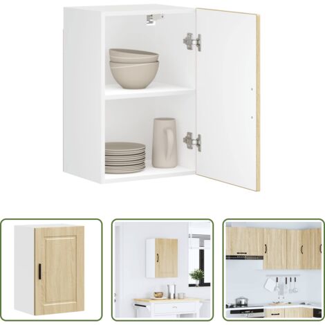 vidaXL Armadietto da cucina -  Pensile da Cucina Porto Rovere Sonoma in Legno Multistrato