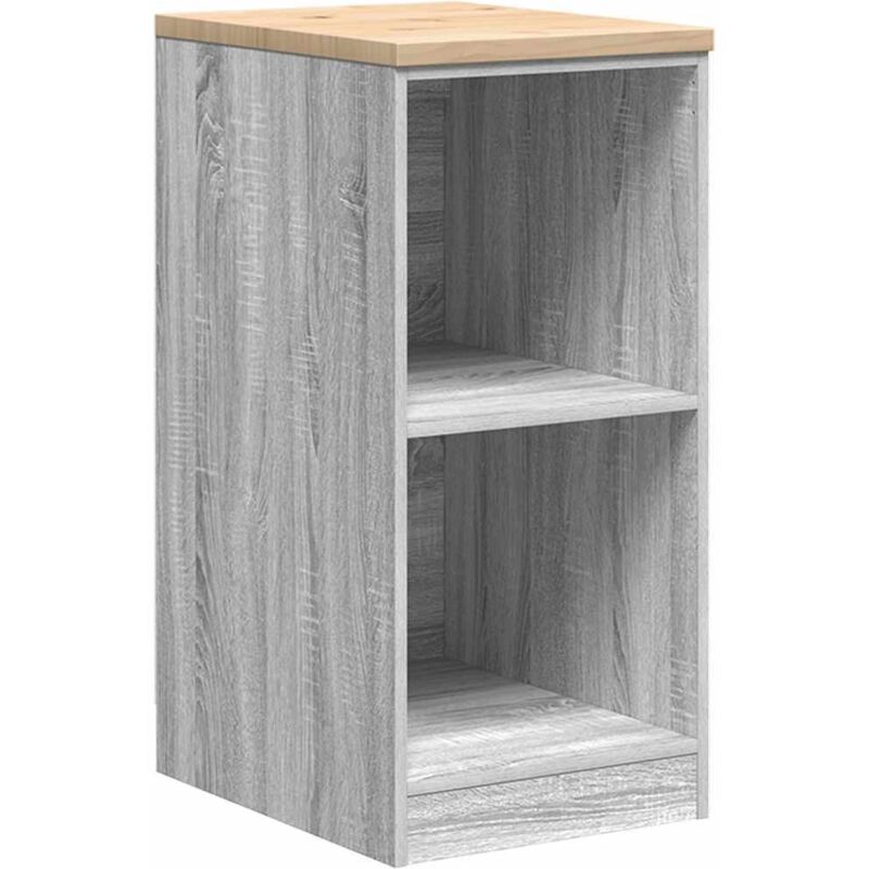 Vidaxl Armadietto Per Garage Grigio Sonoma 40x51x85 Cm