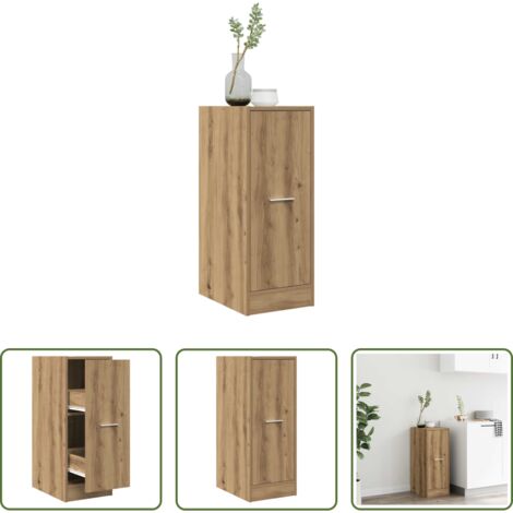 vidaXL Armadietto in truciolato -  Armadietto da Farmacia Rovere 30x41x77,5 cm in Truciolato