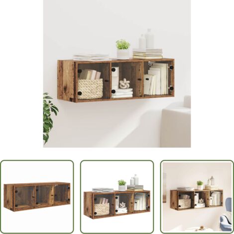 vidaXL Armadietto moderno -  Armadietto a muro Legno vecchio 102 x 37 x 35 cm