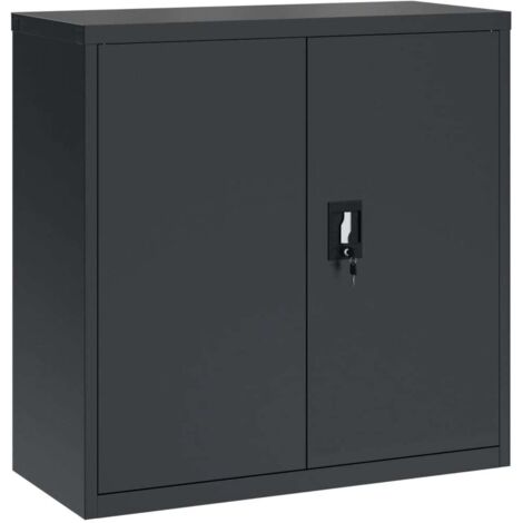 vidaXL Armadio Classificatore Antracite 90x40x90 cm in Acciaio