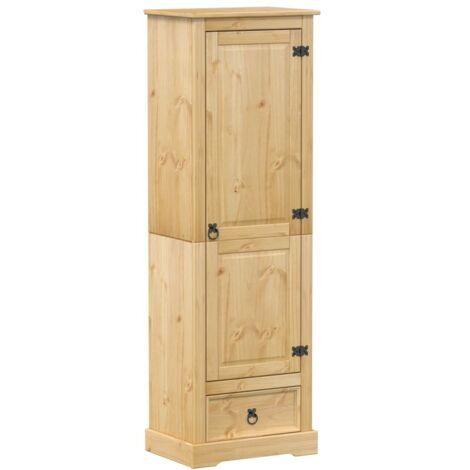 vidaXL Armadio Corona 55x38x170 cm in Legno Massello di Pino