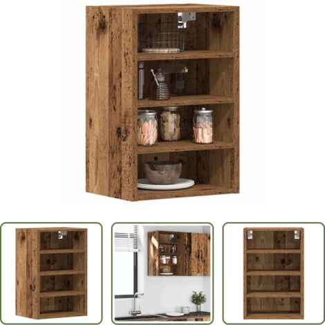 vidaXL Armadio cucina -  Mobile Pensile “Riga” Legno Antico 40x29,5x60 cm