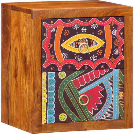 vidaXL Armadio da Notte con cassetto Marrone 35 x 30 x 40 cm