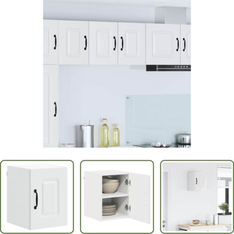 vidaXL Armadio da parete -  Mobile da cucina Kalmar Bianco 30 x 31 x 40 cm