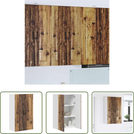 vidaXL Armadio da parete -  Mobile da cucina Kalmar Legno vecchio 60 x 31 x 100 cm
