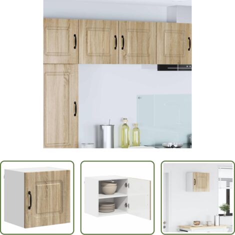 vidaXL Armadio da parete -  Mobile da cucina Kalmar Rovere Sonoma 40 x 31 x 40 cm