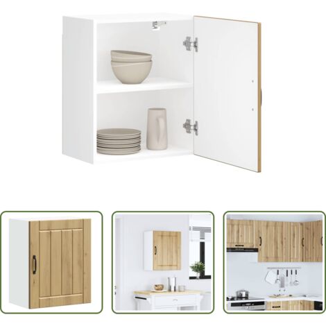 vidaXL Armadio da parete -  Pensile da Cucina Lucca Rovere Artigianale in Legno Multistrato