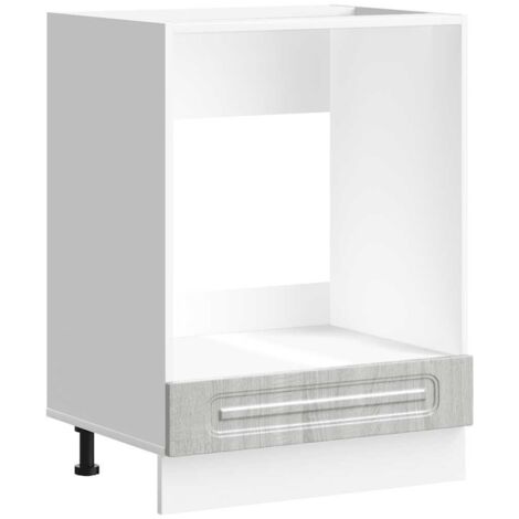 vidaXL Armadio Forno Kalmar Grigio Sonoma Legno Multistrato