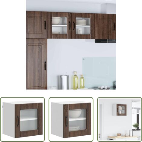 vidaXL Armadio in legno -  Mobile da cucina Rovere Marrone 40 x 31 x 40 cm